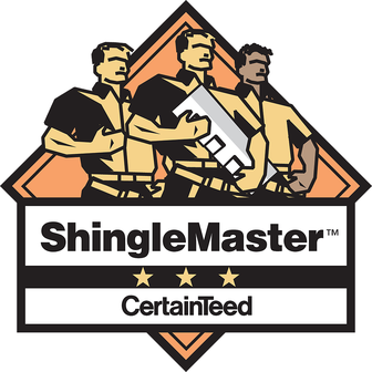 CertainTeed ShingleMaster three-star badge